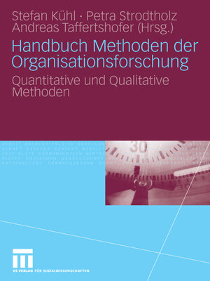 cover image of Handbuch Methoden der Organisationsforschung